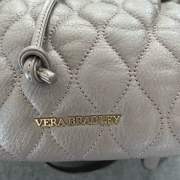 VERA BRADLEY LEATHER BACKPACK - Picture 5 of 11